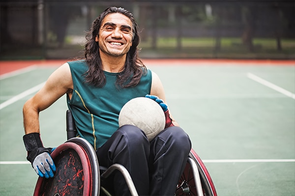 Man in Wheel Chair Sports