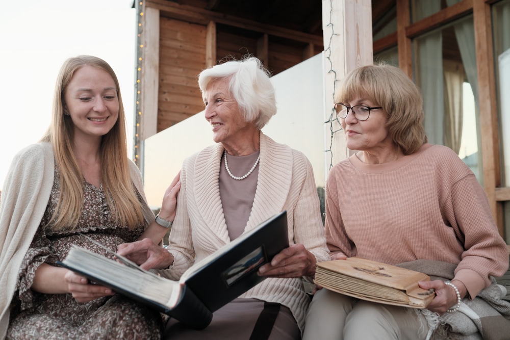 Sharing memories with grandma to celebrate Memorial Day