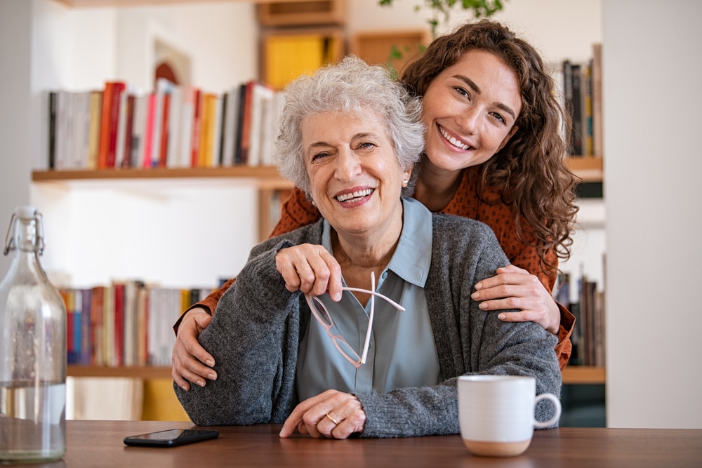 Mother and Daughter on National Parents' Day